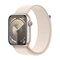 Apple Watch Series 9 GPS 45mm Starlight Aluminium Case with Sport Loop - Starlight