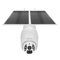 Tellur Smart WiFi Solar Camera P&amp;T 3MP, 2K UltraHD, PIR, 20W solar panel, white