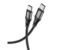 Hoco cable Type C to Type C 100W X50 1m black