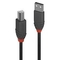 Lindy CABLE USB2 A-B 1M/ANTHRA 36672