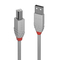 Lindy CABLE USB2 A-B 2M/ANTHRA GREY36683
