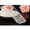 Apple iPhone 6/6S 4.7 Silver Butterfly Stylish Clear Crystal Diamond Transparent Back Hard Case Cover maks vāciņš  