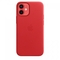 Apple Leather Case with MagSafe for iPhone 12 mini Red