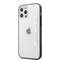 AMG iPhone 12/12 Pro 6.1&#39; Mettalic Black Edges Case Apple Transparent