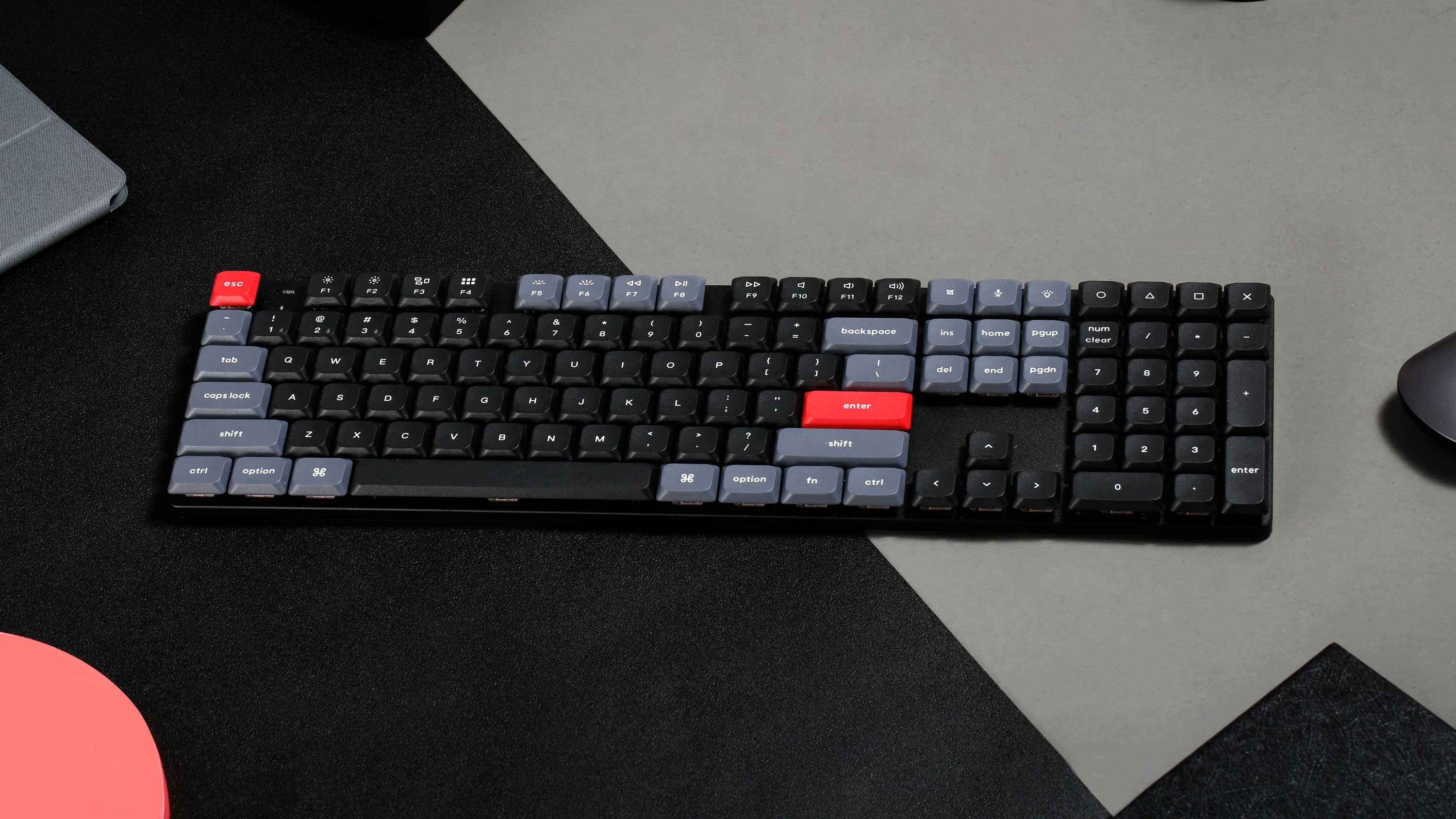 Keychron K5 Pro QMK/VIA Low-Profile Wireless Mechanical Keyboard with an ultra-slim body and hot-swappable