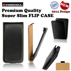 Nokia 720 Lumia Leather Flip Case Cover Black maks
