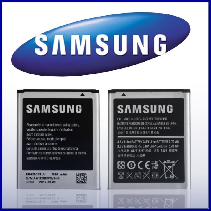 Samsung Galaxy Ace 2 i8160/Galaxy S3 Mini i8190/Duos S7562/Trend S7560/S7580 Plus original EB-F1M7FLU/EB425161LU battery baterija akumulators