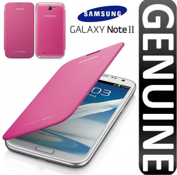 Samsung Galaxy N7100 Galaxy Note 2 II Flip Cover Case EFC-1J9FPEGSTD pink maks