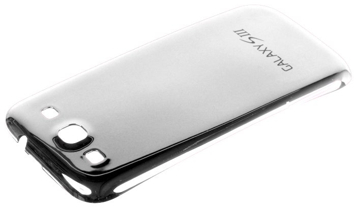 Samsung i9300 Galaxy S3 III Silver battery cover back case maks 