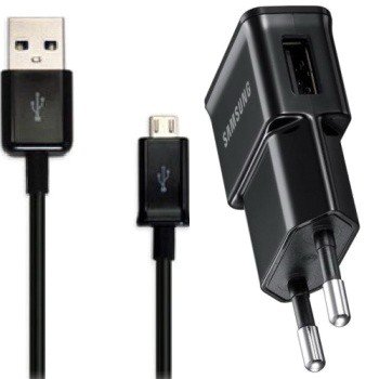 Samsung Galaxy Note/Note2/S/S2/S3/S4/Mini ETA0U80EBEGSTD micro usb charger+cable lādētājs 