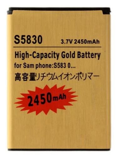 Samsung S5830 Galaxy Ace 2430mAh High Capacity Gold Battery baterija akumulators