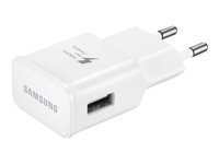 Samsung EP-TA20EWE Adaptīvs Lādētājs USB 2A Galaxy S6 Note 4 N910 Balts (EU Blister)