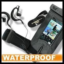 Apple iPhone 3/4/4S/5/5S/6 Waterproof case armband+stereo headset maks ūdensizturīgs