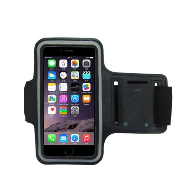Apple iPhone 6/6S 4.7 Sports Armband Running Gym Arm Strap Cover Case maks sports fitness velo moto black