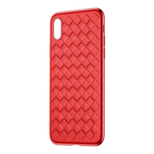 iPhone X Baseus Weaving Maciņ&scaron; (Sarkans)