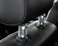 Auto sēdekļu galvas balstu atsperes Car Seat Headrest Springs Chrome Look Headrest Shocks