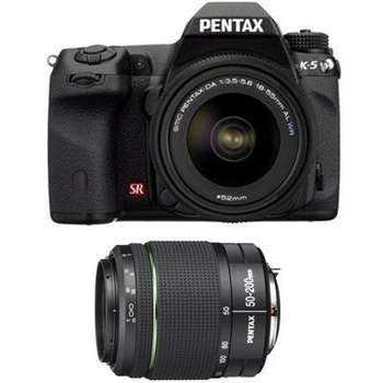 PENTAX K-5 +18-55MM +50-200MM WR 16.3MLN