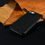 Apple iPhone 5/5S PIERRE CARDIN Genuine Leather Cover Hard Back Case Cover Black maks