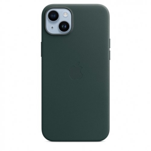 Apple iPhone 14 Plus Leather Case with MagSafe Forest Green