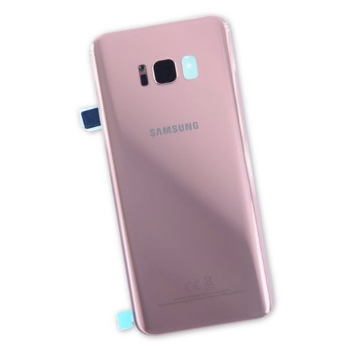 Galaxy S8 Aizmugur&Auml;&ldquo;jais stikla panelis (Rose Pink)