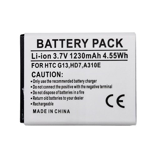 Extra digital Battery HTC HD3, HD7, Wildfire S (A510 C,  Marvel C)