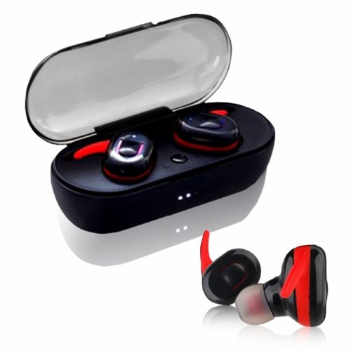 V.silencer Ture Wireless Earbuds Black/Red
