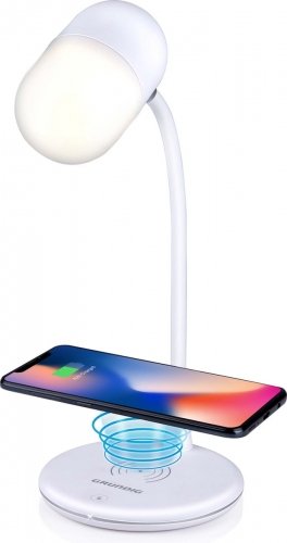 Others Grundig LED desk lamp 3:1 12-12-32cm include wireless charger 10W and built-in Bluetooth speaker