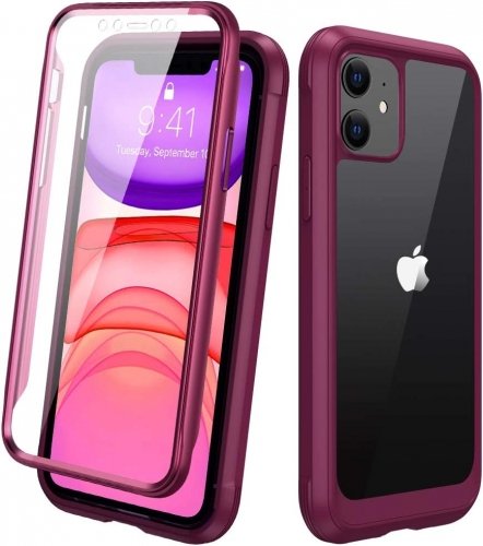 iPhone 11 maciņ&scaron; Diaclara 360 (Bordo)