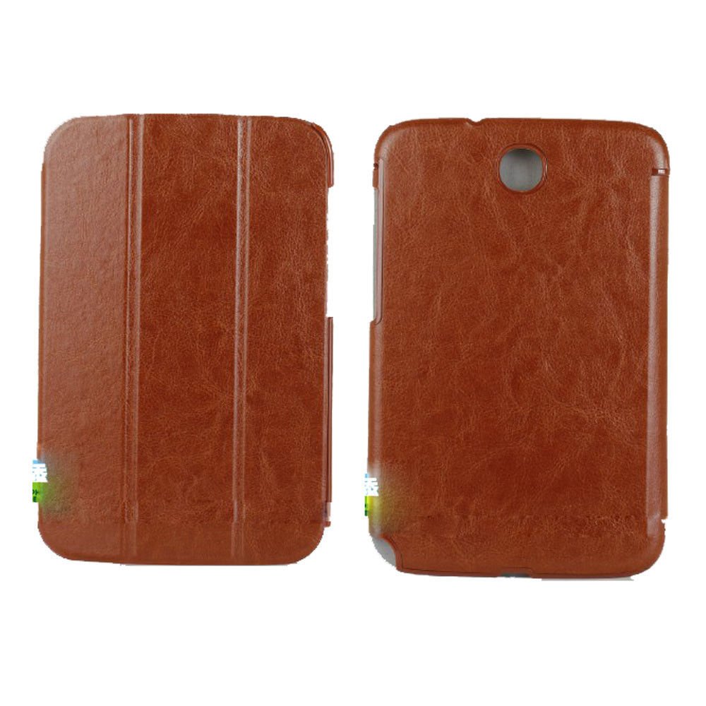 Samsung Galaxy Note 8.0 N5100/N5110 Leather Case Stand Cover Brown maks