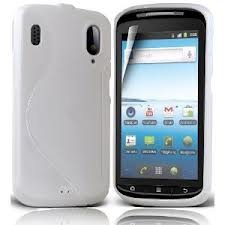 ZTE Skate V960 Monte Carlo back case S Line silicone white maks vāciņš korpuss
