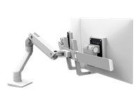Ergotron HX Dual Monitor Desktop Arm whi