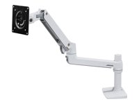 Ergotron LX desk mount LCD Arm white