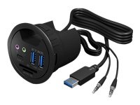Icy box IB-HUB1404A Desk Hub 2x USB 3.0
