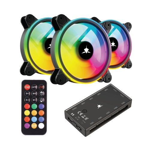 White shark GCF-S028-004 Nebula-2 Black ARGB Kit