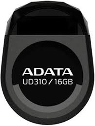 Adata Flash memory USB small UD310 16GB black atmiņa