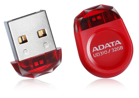 Adata Flash memory USB small UD310 32GB red atmiņa