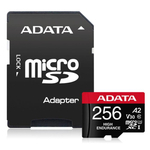 Adata MEMORY MICRO SDXC 256GB W/AD./AUSDX256GUI3V30SHA2-RA1