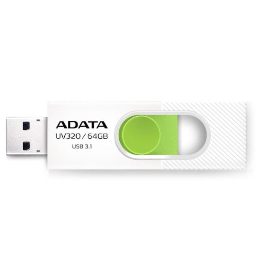 Adata MEMORY DRIVE FLASH USB3.1 64GB/WHITE AUV320-64G-RWHGN