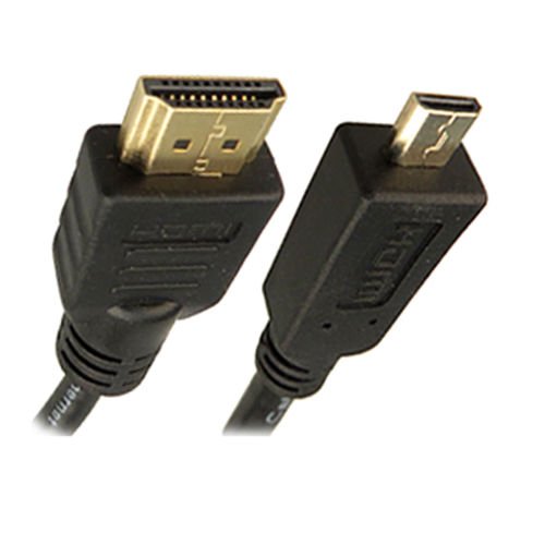 Premium HDMI Gold Cable Micro A Type-D Type 1080p High Speed HD LCD HDTV Video Lead 3D HD TV 3m