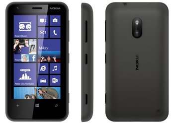 Nokia 620 Lumia Black Windows Phone