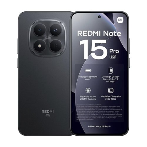 Xiaomi Redmi Note 15 Pro  DS 8gbram 512gb - Black
