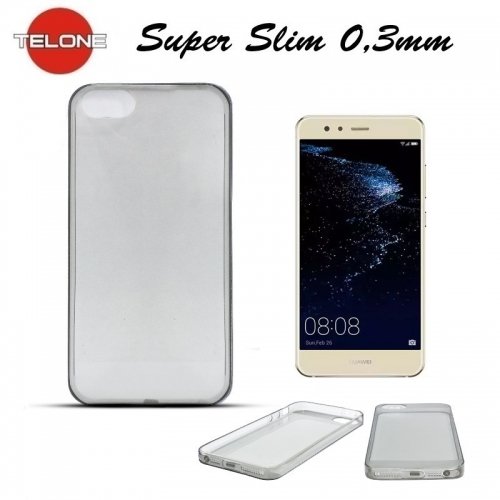 Telone Ultra Slim 0.3mm Back Case Huawei P10 Lite super plāns telefona apvalks Melns