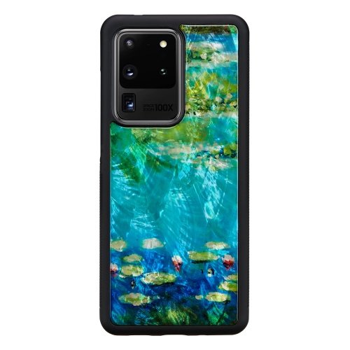Ikins case for Samsung Galaxy S20 Ultra water lilies black
