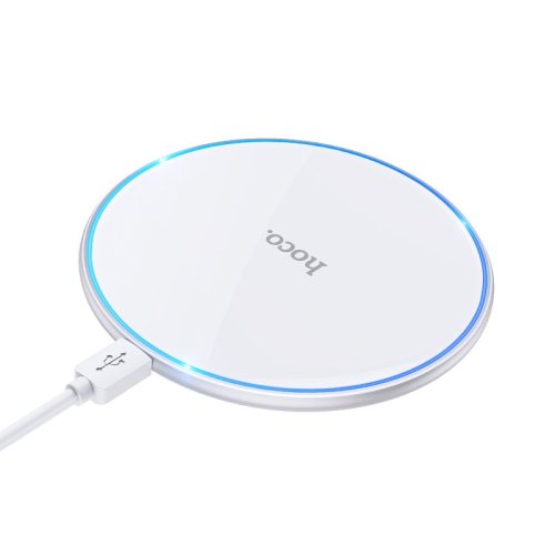 Wireless chargers HOCO wireless charger with led light 2A 15W CW6 Pro white