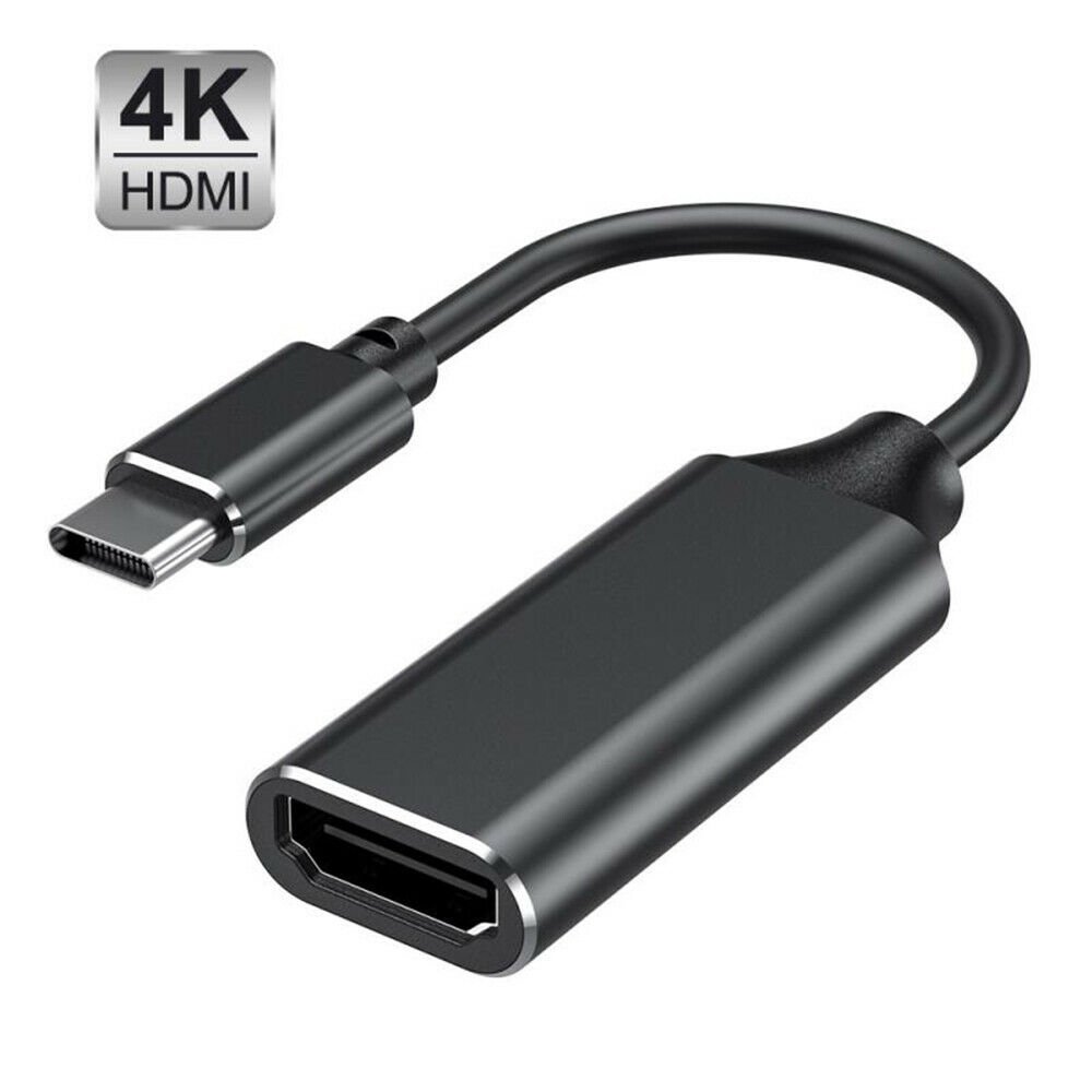USB -C To HDMI Adapter Cable 4K HD TV Converter AV Phone Tablets Computer Android Apple