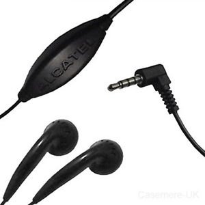 Headphones Alcatel Stereo Headset 3.5" black, bulk