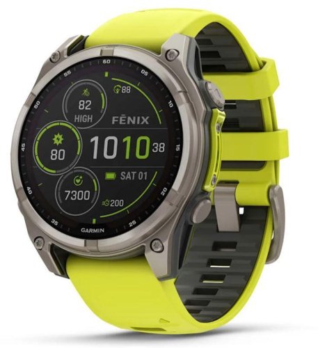 Garmin SMARTWATCH FENIX 8 SAPP. SOLAR/YELLOW 010-02907-21
