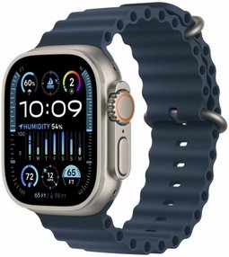 Apple Watch Ultra 2 GPS + Cellular 49mm Titanium Case with Blue Ocean Band (MREG3)