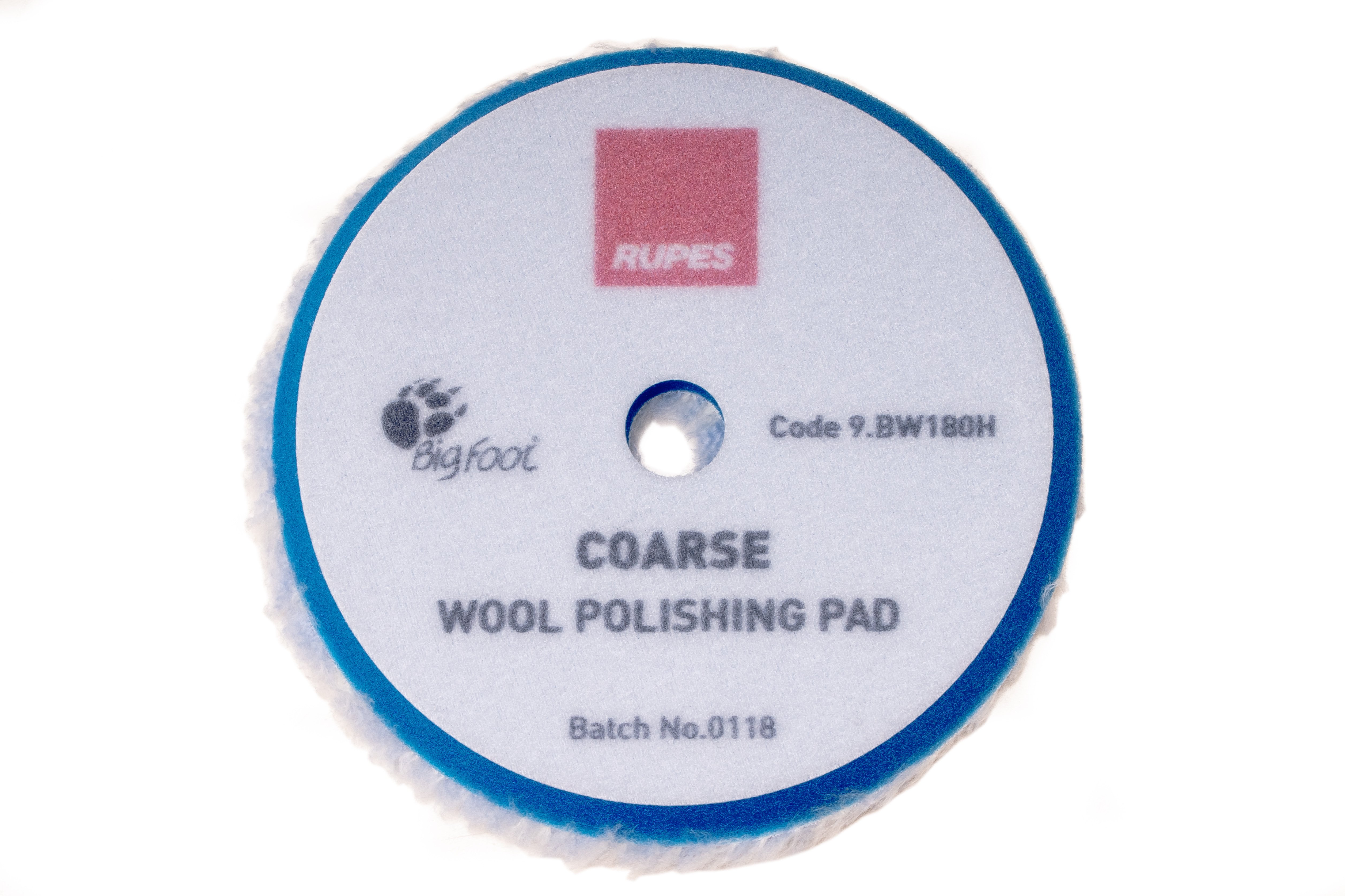 RUPES rupja pulēšanas ripa mikrošķiedras D 180 mm LHR21ES 150/170 microfibre wool pad) zila