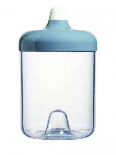 Viceversa round canister 1L grey 11371